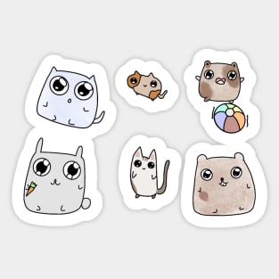 Cute animal bundle Sticker